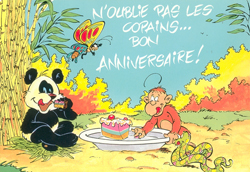 panda couleur